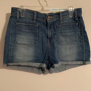 Levi’s high waisted tight short shorts. Bought from Urban Outfitters.